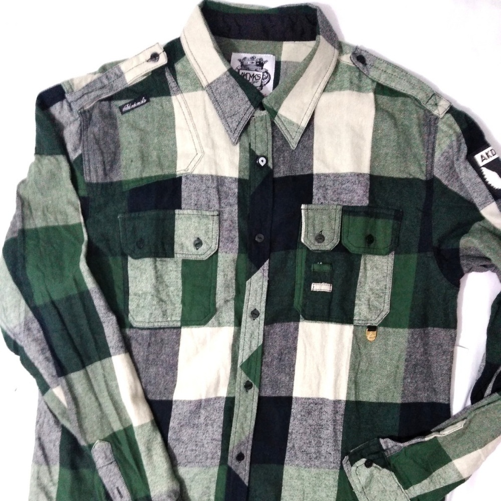 Akademiks XL woven Templar flannel
